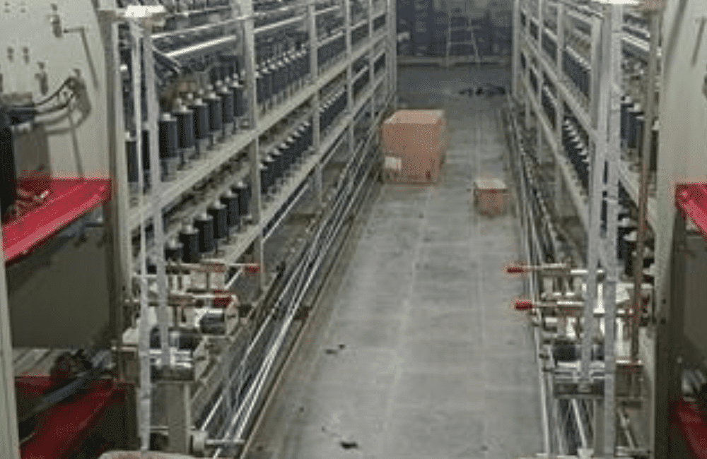 Montagem de recobridora de borracha