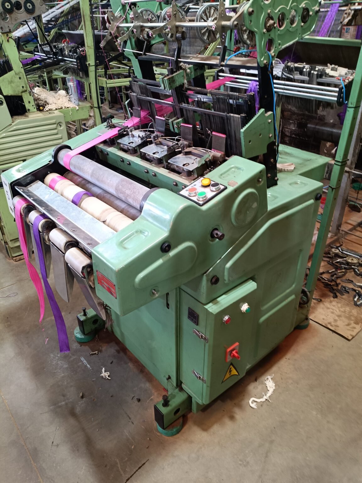 tear de agulha para produzir fitas pesadas